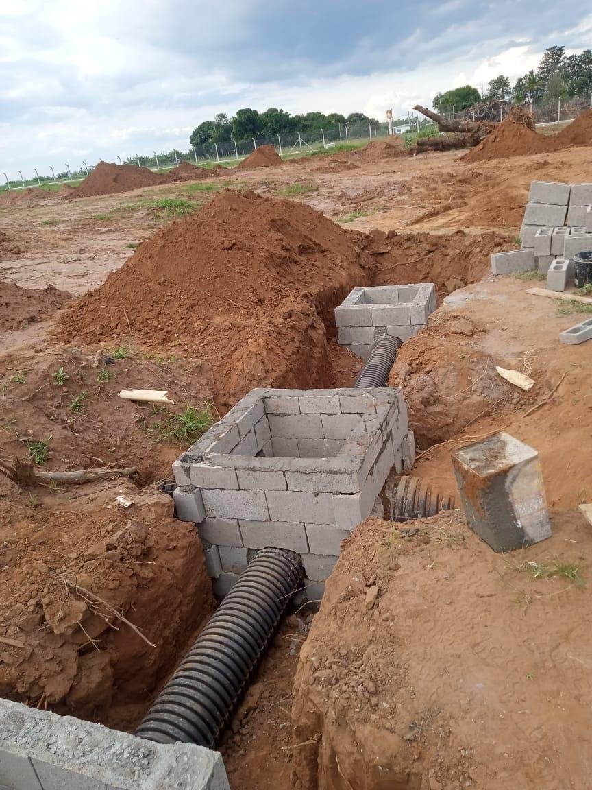 Obras avançadas da usina UTB Franca em Franca/SP